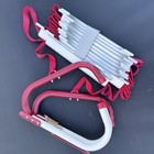 Fire Escape Ladder 2 Stories Emergency Safety Anti Slip Weather Resistant 13    Ft