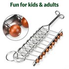 Traditional Brain Teaser  Classical Metal Chinese 9 Linked Rings Puzzle