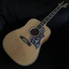 Ledux D Acoustic Electric Guitar Polished Stainless Steel Frets Abalone Binding