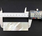 1x Mother Of Pearl Inlay Knife Handle Scale 3-1 2 x1-3 16 x3 32   90x30x2mm 