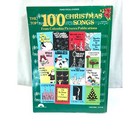 Top 100 Christmas Songs  Vintage Sheet Music Song Book  Piano Vocal Chords  1984