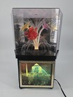 Vintage 1980 s Fiber Optic Spinning Flower Lamp With Motion Photo Front Plate
