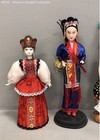 Vintage International Doll Lot 11 Pieces Thailand China Eastern Europe Mixed