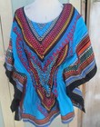 Elastic Waist Dashiki African Blouse Women Traditional Dress Top One Size