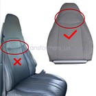 For 2003-2014 Chevy Express Driver   Passenger Cloth Seat Cover   Foam Cushion