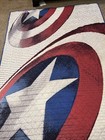Twin Size   Marvel   Comics Captain America Kids Quilted Comforter  Bedspread