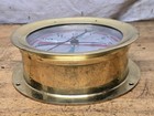 Chelsea Clock Co  Usa Timemaster Brass Nautical Clock Vintage