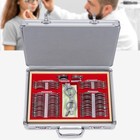 Optometry Optical Trial Lens Kit Test Metal Trial Frame Set W case Box 104pcs