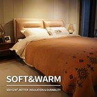 Merino Wool Blanket - Warm Thick Washable Large Bed Couch Camping Outdoor Thr   