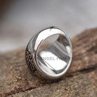 Mendel Mens Norse Viking Wolf Head Claw Paw Ring Men Stainless Steel Size 7-15