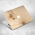 Vintage Retro Beige Wood Hard Cover Case For Macbook Pro Retina Air 11 12 13 15