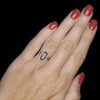 Art Deco Vintage Style Lab Created Diamond   Ruby Wedding 14k White Gold Fn Ring