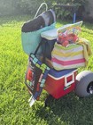 Heavy Duty All-terrain Beach Cart Anodized Aluminum Frame 13  Balloon Tire
