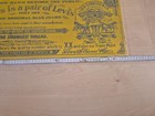 Levis Vintage Store Display Large Wall Sign Wood Yellow Blue