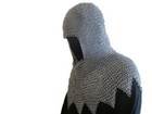 New Year 10 Mm Butted Aluminum Chain Mail Coif   Chainmail Hood Medieval Armor
