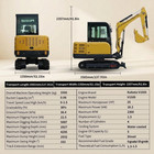 3 5 Ton Mini Excavator Kubota V1505 Diesel With Hydraulic Thumb   Enclosed Cab