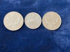 Vintage Israeli Numismatic Collection Commemorative Silver  Colored Coins