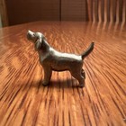 Vintage Rawcliffe Pewter Beagle Dog Minature New Old Stock