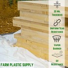 Dura Skrim 20 Mil White String Reinforced Plastic Sheeting