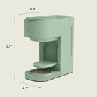 Bella Versabrew 2-in1 Coffee Maker  K-cup Compatible  Brew 3 12 Cup  Seaglass