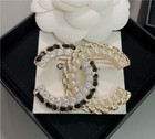 Chanel Classic Fashion Stereoscopic Letter Brooch For Women  With Box