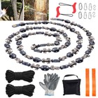 Rope Limb Saw 53 Inch High Reach Limb Hand Chain Saw 68 Teeth Cutter New
