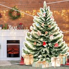  Large Christmas Tree Photo Backdrop 4 1x5 9 Ft Fabric Rustic Xmas Tree Photo 