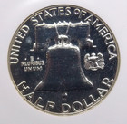 1958 Proof Franklin Silver Half Dollar 50c Ngc Pf63  014 Ecc c  Inc 