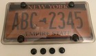 1st Gen  Phantom Tag Protector Tinted License Plate Cover   Black Bolt Caps