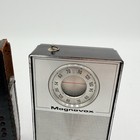 Magnavox Am-801 8 Transistor Am Radio W Case 9v Tested Works Japan