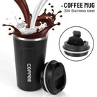 Stainless Steel Travel Coffee Mug Leak-proof Thermal Vacuum Flask Cup