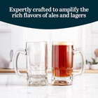 Craft Brews Glass Beer Mug Set  Beer Glasses Set Of 4 To Serve Ales And Lagers  