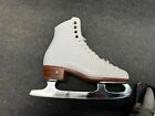 Womens Riedell  Figure Ice Skates Mk Blades  21    11  Size 4m Fast Free Ship