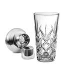 Royalty Art Vintage Glass Martini Shaker 24oz With Stainless Steel Cap