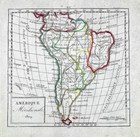 1809 Delalain Map South America Brazil Patagonia Argentina Peru Chili Amazon Sa