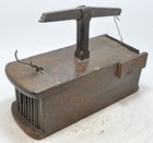 Antique Wooden Unique Mouse Trap Box Original Old Very Fine Hand Crafted