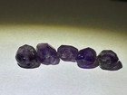 Lot Of 5 Colorful Ancient Roman Amethyst Viking Trade Beads 1700 s-1800 s   b35 
