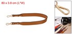 Leather Purse Strap Replacement Crossbody Adjustable Bag Strap Brown gold