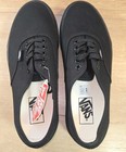 Vans Authentic Black Black Classic Skate Shoes Men   s 8 Women   s 9 5 Nib Brand New