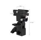 2pcs Universal Camera Adjustable Flash Mount Hot Shoe Reflective Umbrella Holder