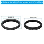 40 5mm-37mm Metal Step Down Ring Camera Lens Filter Adapter Ring Aluminum Filter