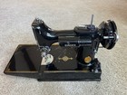1941 Singer Featherweight 221 Sewing Machine  Case  Accessories Tested Works 