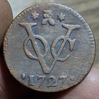 Netherlands Indies Voc 1727 1728   1729 Zeeland Duit