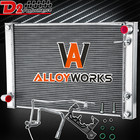 3 Row Radiator W condenser Combo For 2008-2013 Infiniti G35 G37 Nissan 370z 3 7l