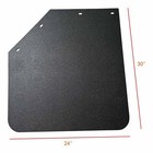 Pair 2 5  Angled Spring Loaded Mud Flap Hanger  Mud Flap 24 x30  For Semi Truck