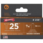 Arrow Round Crown Staples - 0 56  Leg - 0 31  Crown - 1000 pack  arr-t25916 
