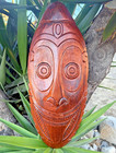 Trader Sam   s Enchanted Tiki Room Tiki Mask Tropical Bar Patio Home Decor 24 x 9 