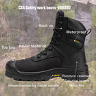 Rockrooster  Csa Men s Black 8 Inch Shoes Waterproof Composite Toe Eh Work Boots