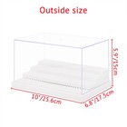 Us White Acrylic Display Case Box 4 Steps For Building Blocks Plastic Base 24cm