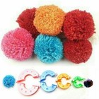 Pom Pom Maker Creative Diy Craft 8pcs Knitting Needle Bobble Fluff Ball Weaver